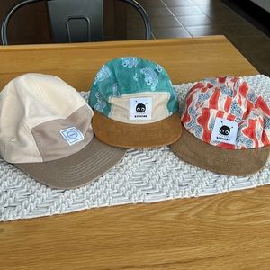 Bugaroo and rad river co infant hats